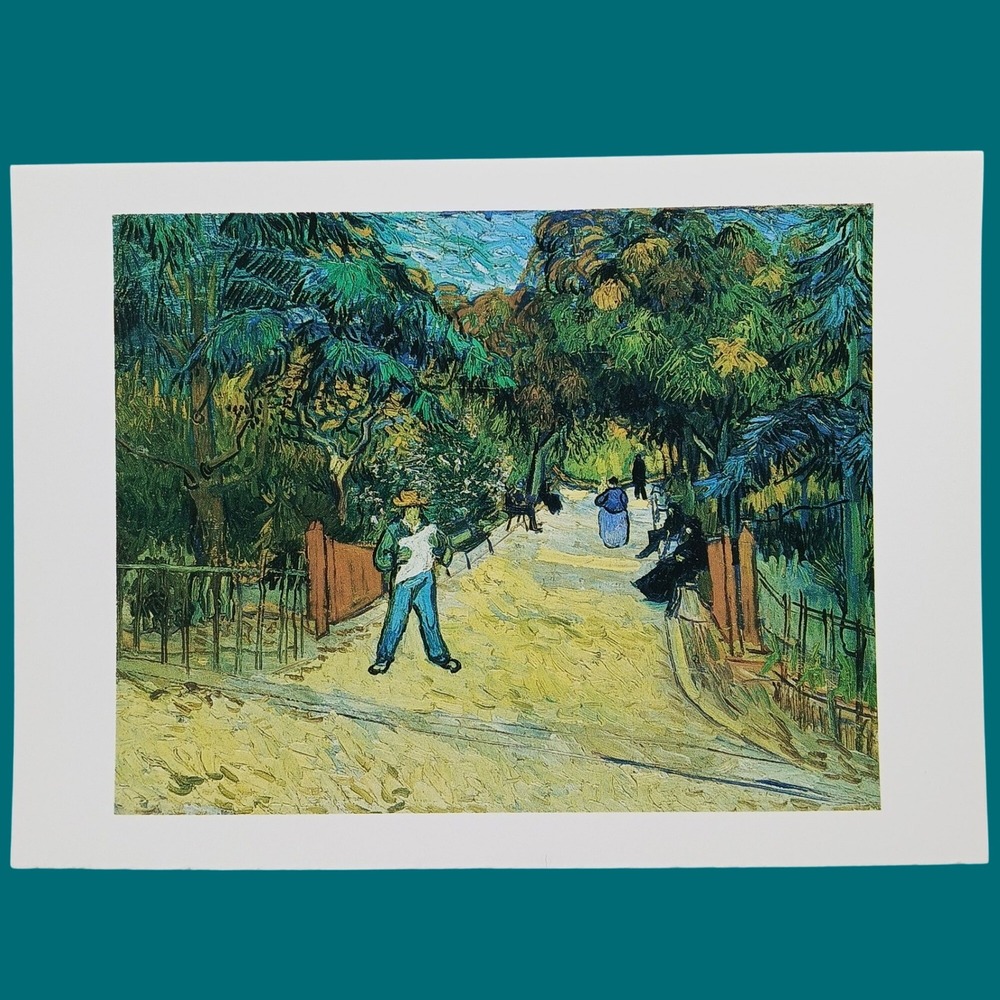Vincent van Gogh Entrance to the Public Garden Greeting Card w/Envelope Lot of 4